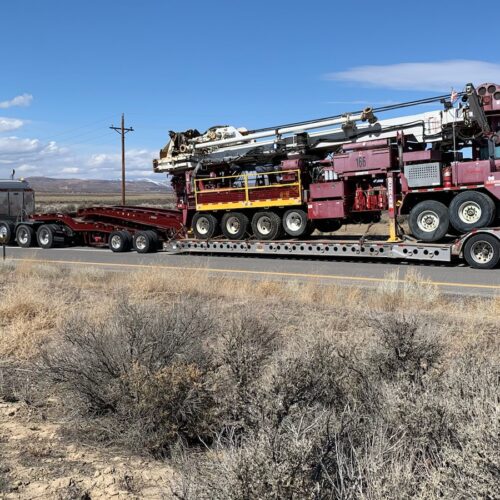 Truck On A Heavy Load